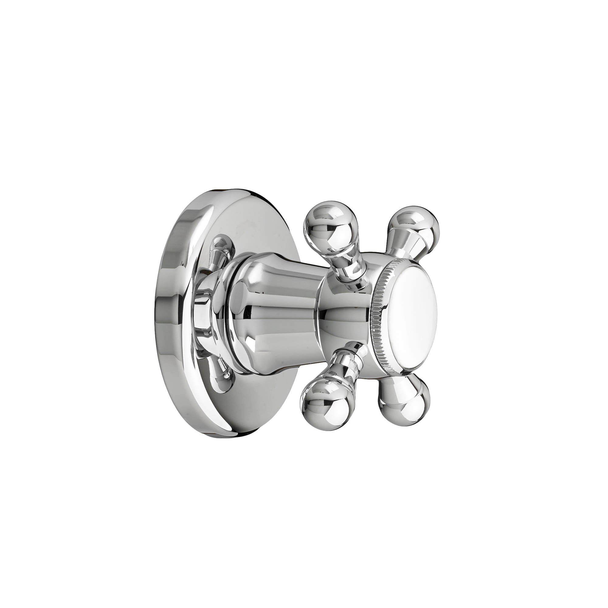 1/2" or 3/4" Wall Valve Trim with Cross Handle